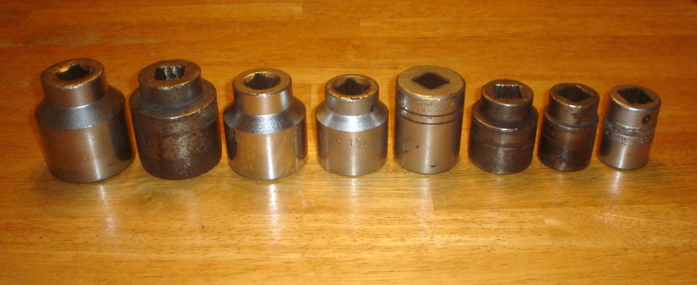 8-Piece 3/4″ Drive 12-Pt SAE Shallow Sockets Snap-on Mac Proto Blackhawk Walden
