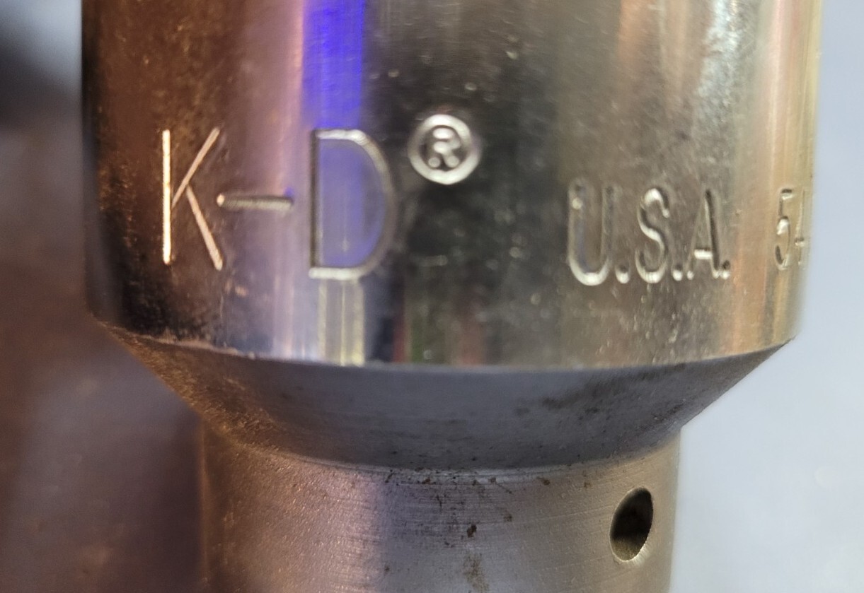 K-D Tools 1-3/4″ Socket – 12 point – 3/4″ Drive – Made in USA – Part # 54 3156