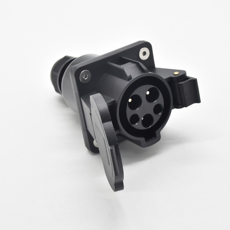 SAE J1772 EV Charging Socket-Inlet, Type 1 Receptacle, 50Amp, 110V-240V