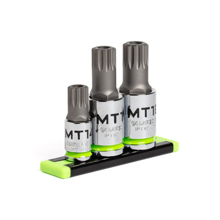 Grip Edge Tools 3-Piece Triple Square Socket Set 3/8 and 1/2 Dr IPTS3S New