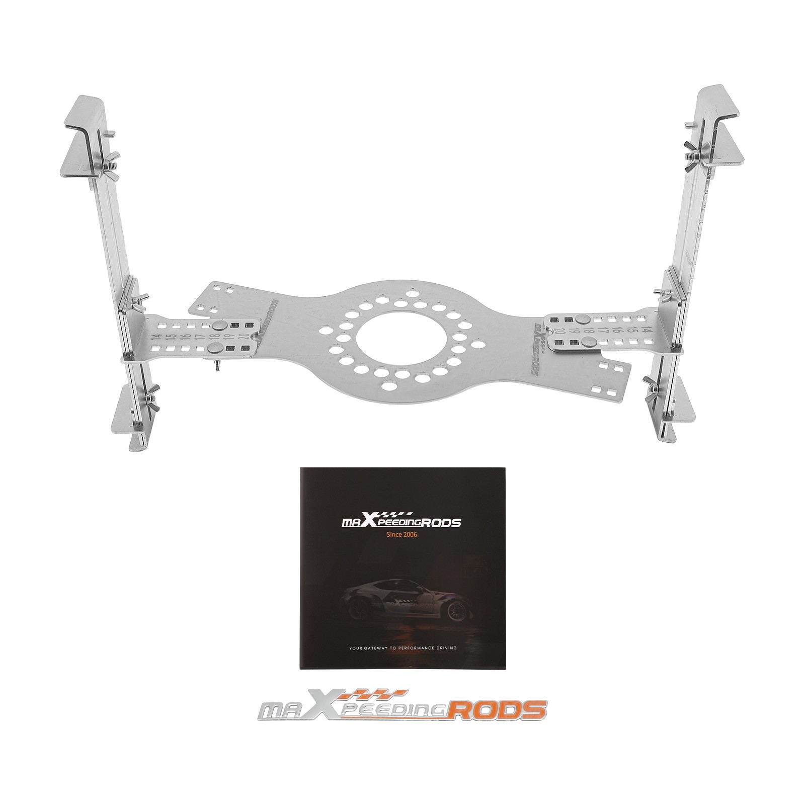 4-Lug Wheel Alignment Gauge for 4×98 4×100 4×108 4×110 4×114.3 4×130 Steel