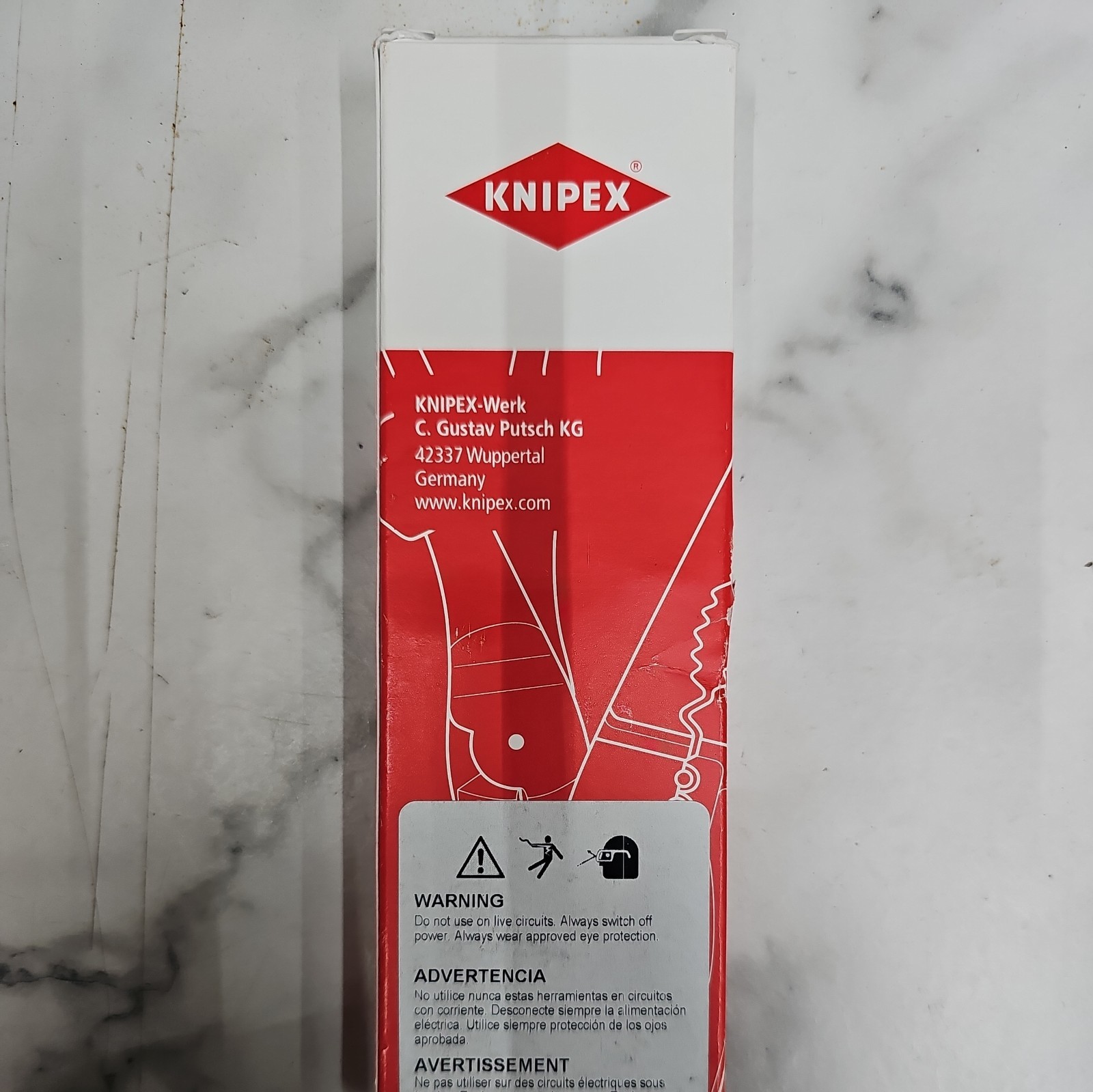 KNIPEX 38381 KNIPEX 87 02 180 SB Cobra High-Tech Water Pump Pliers, 180mm