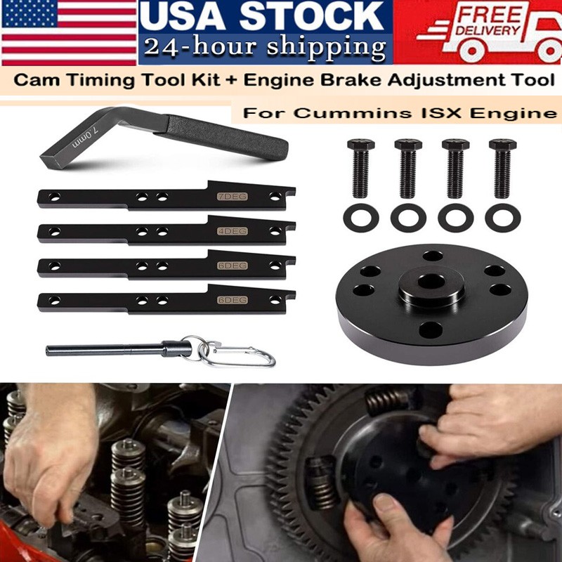 3163021 3163069 3163530 Cummins ISX QSX Timing Injector Cam Gear Puller Tool Kit