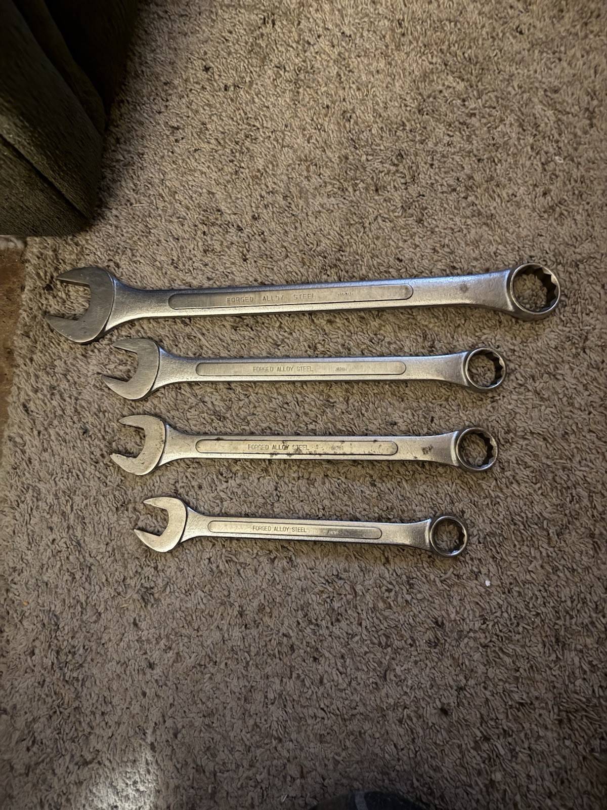 4 – VTG Continental Forged Alloy Steel SAE Combination Wrenches Japan
