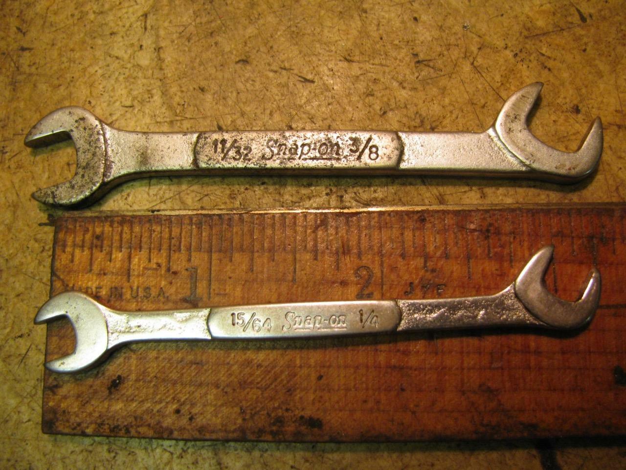 Snap On DS2224 11/32″ 3/8″ DS1516 15/64″ 1/4″ Ignition Wrenches