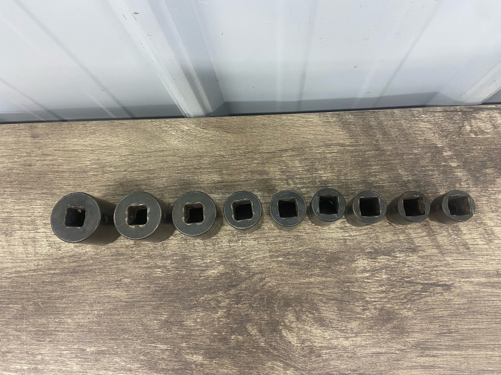 Snap-on SET 9 pc 6 point 1/2″ Dr IM320-IM120A Shallow Impact Socket Set