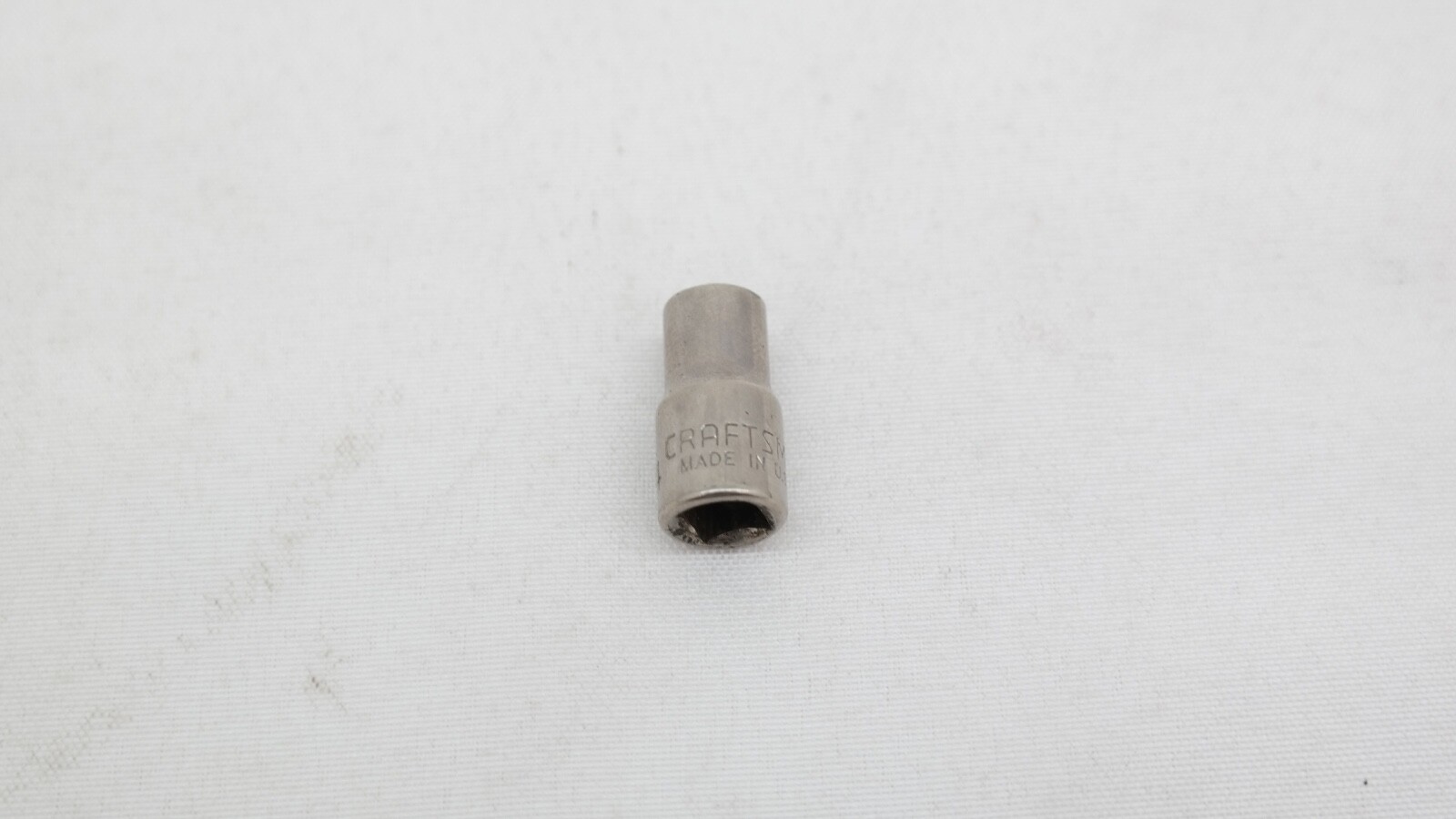 Craftsman 43493 1/4″ SAE 6 Point Socket 1/4″ Drive -G- Series Made in USA Vtg EL