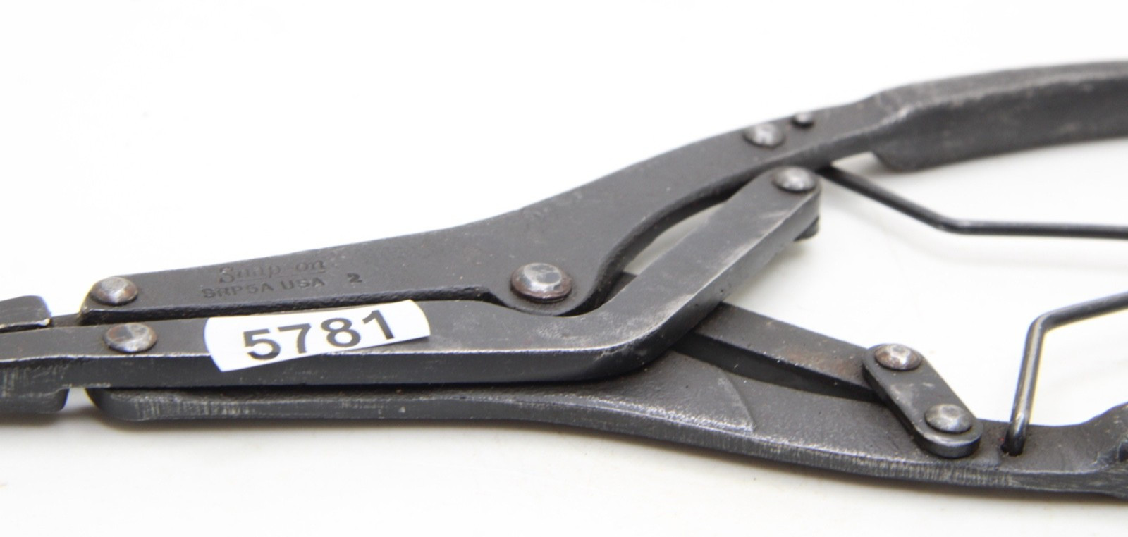 Snap-on SRP5A Spring Loaded Straight Tip Retaining Snap Ring Pliers 10.5″ USA