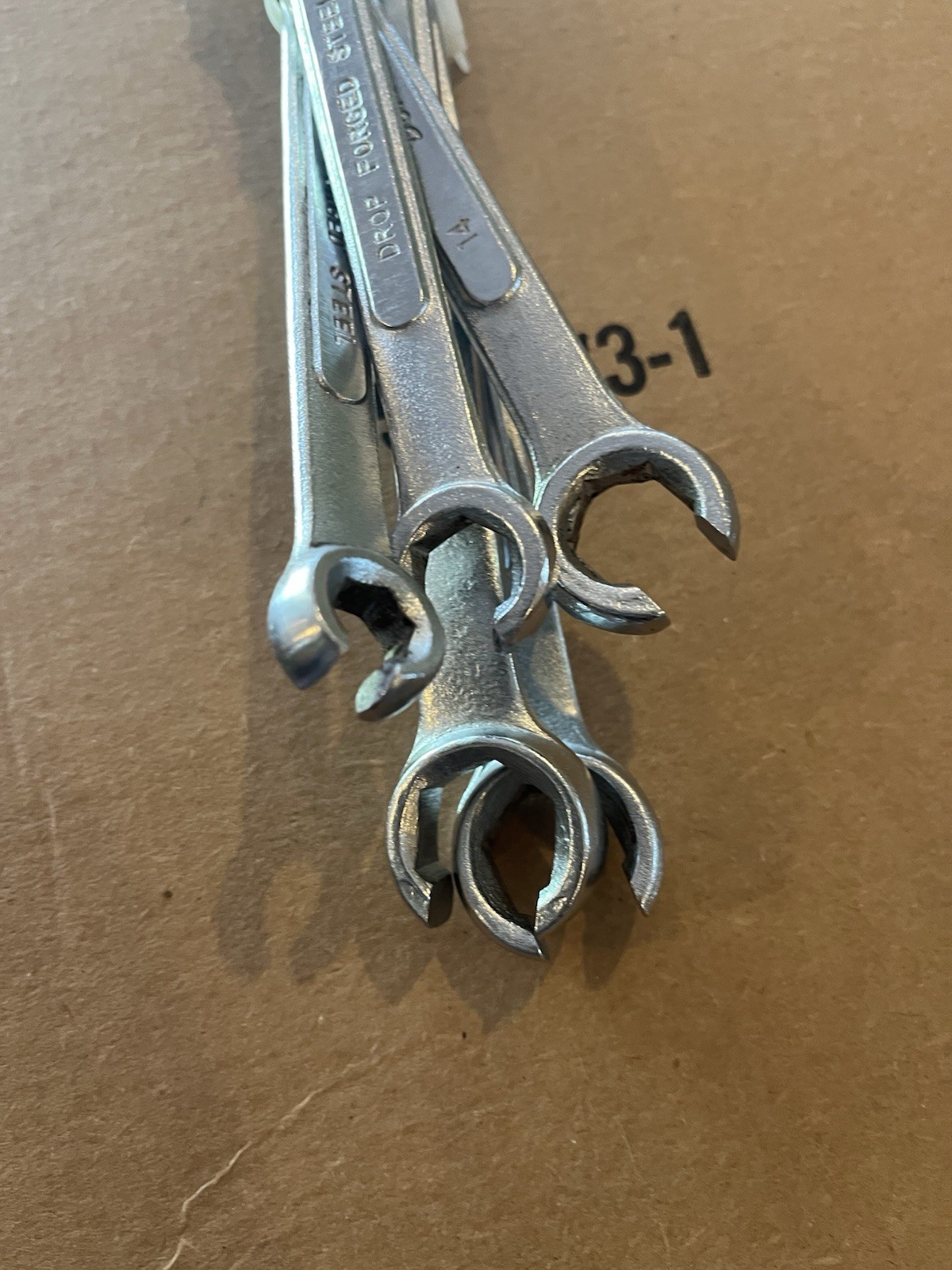 Craftsman Duralast 5 Piece Flare Nut Line Wrench Lot