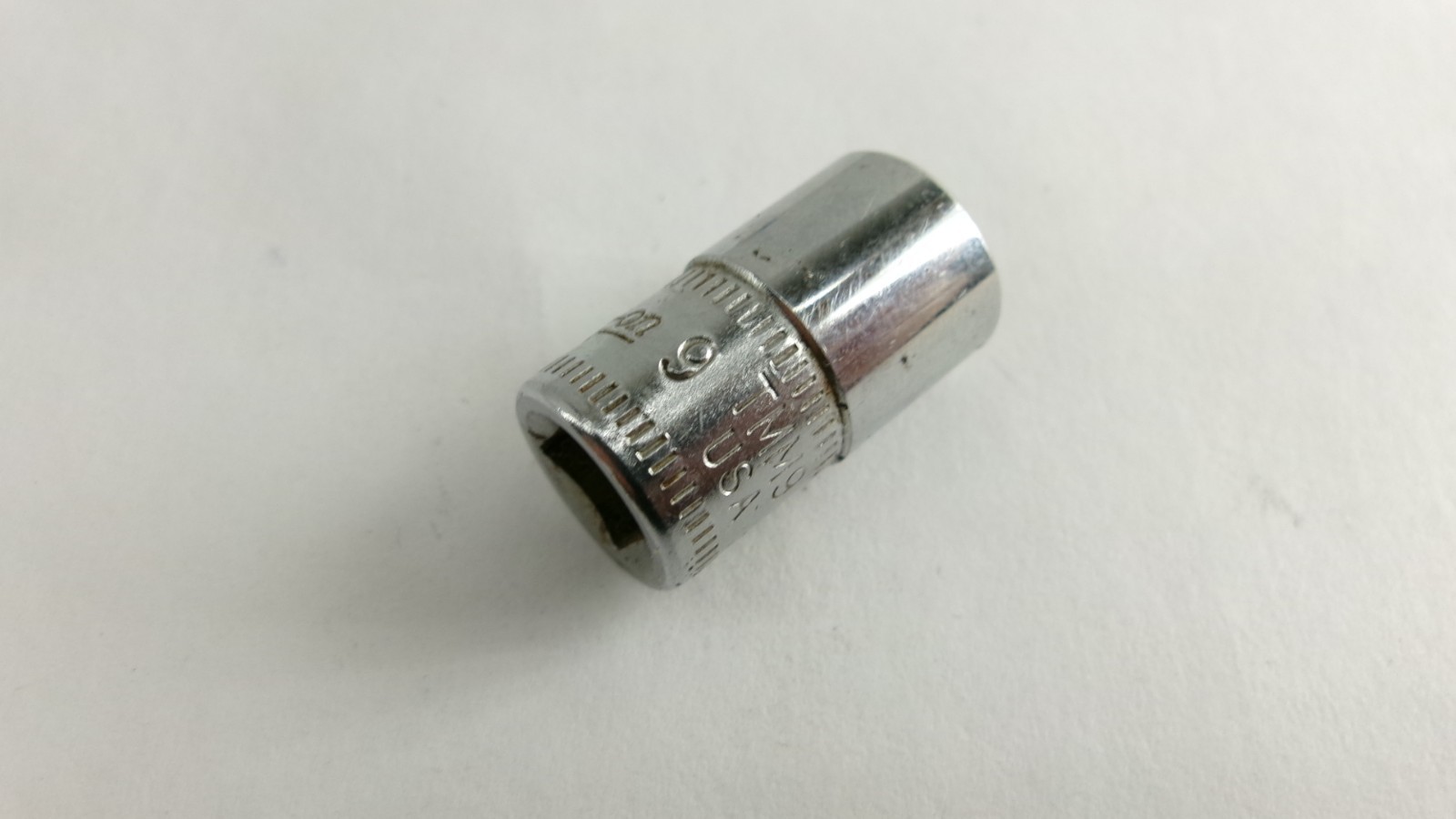 Snap-on tools USA 1/4″ drive 9mm metric 6 point Socket TMM9 Nice!