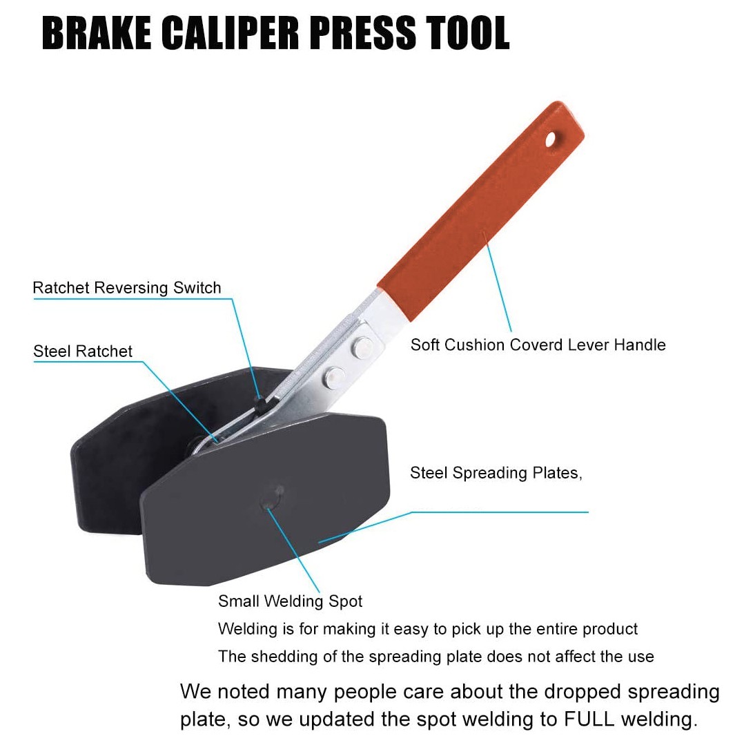 Piston Spreader Pad 360° Swing Wrench Expander Brake Caliper Compression Tools