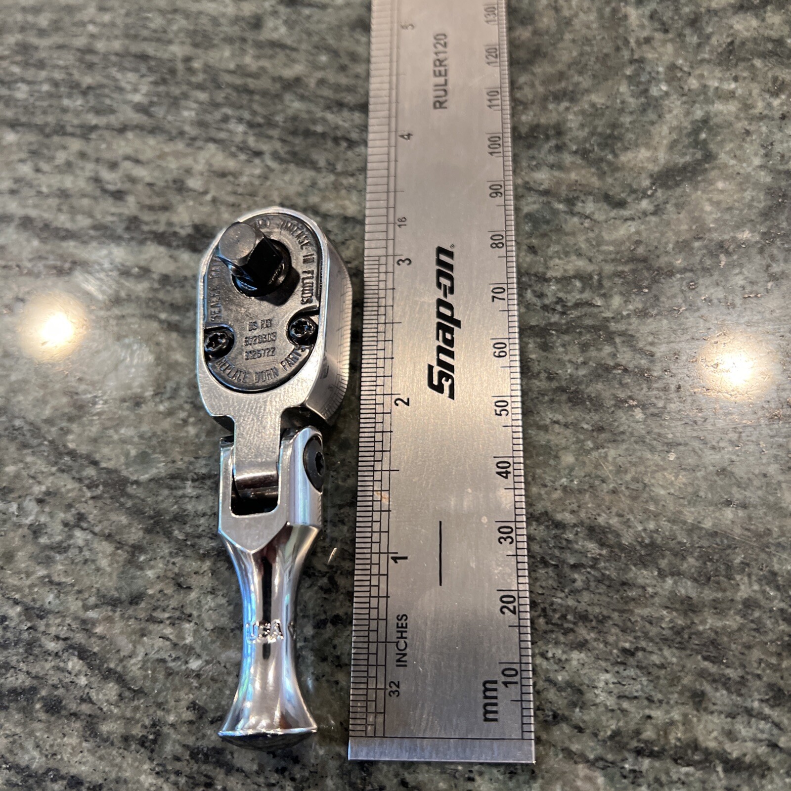 Snap On-™️ New TKF72 Stubby Flex Head Ratchet 1/4” Drive