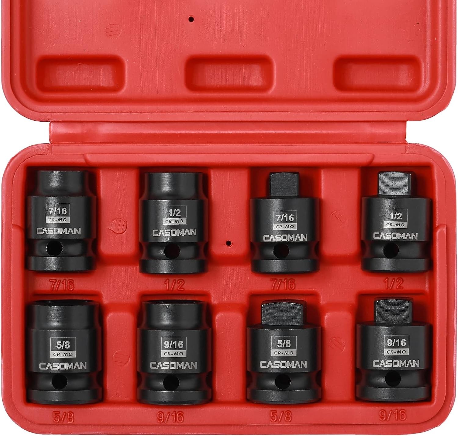 Versatile 8PCS Pipe Plug Socket Set with Durable Chrome Steel and Tapered Design