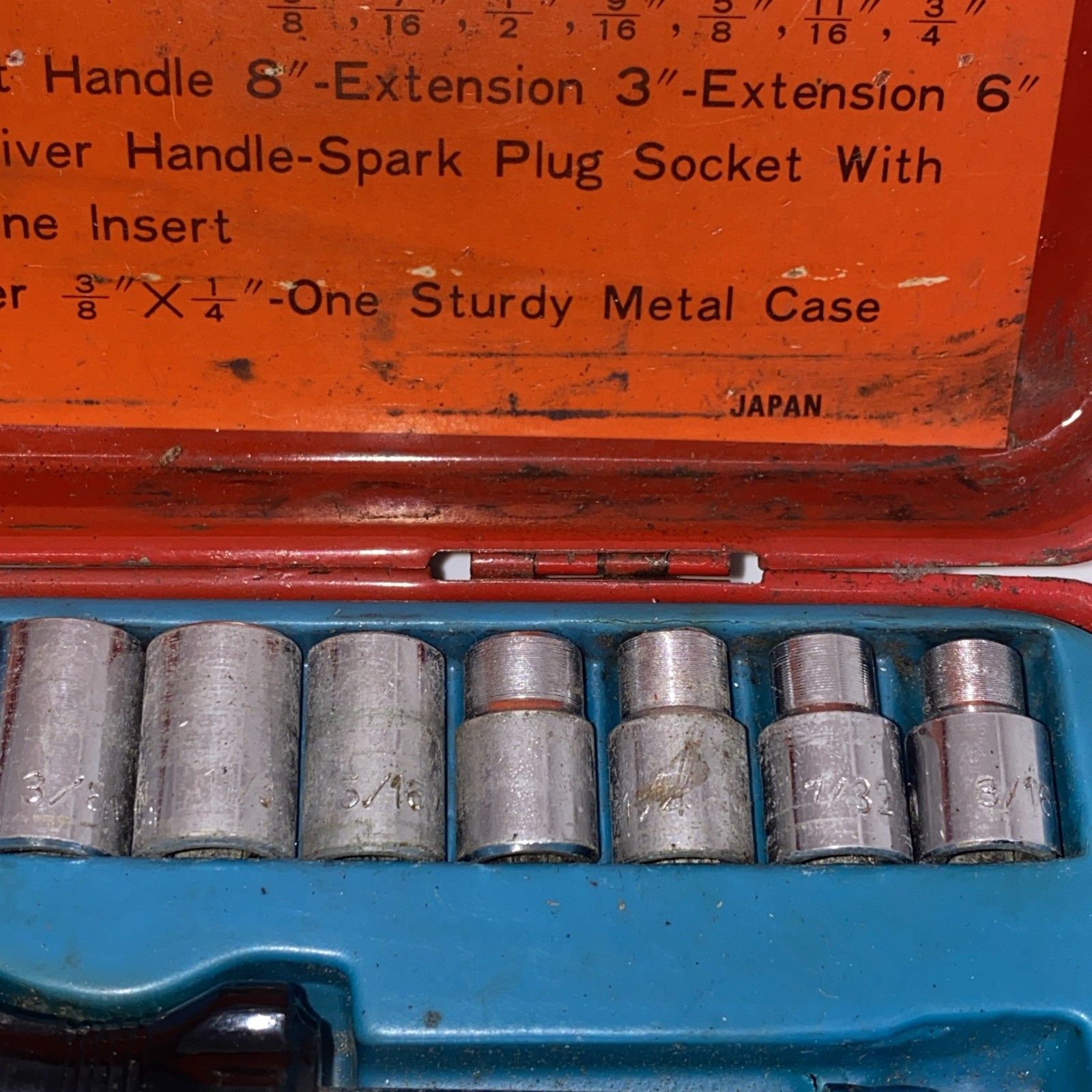 Ratchet & Socket Set 21pc Japan 1/4″ & 3/8″ Drive w/Extensions , NASA-U No. 4921