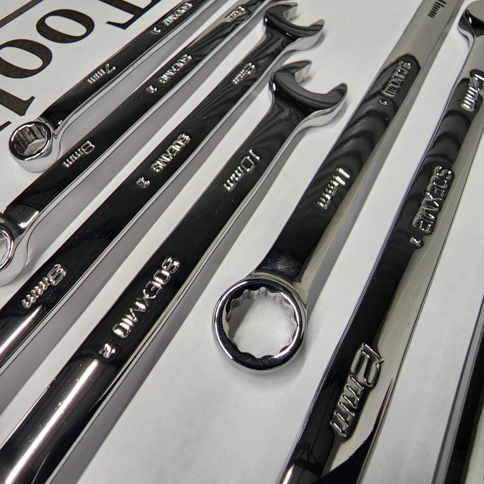 Snap-on Tools USA NEW 19pc MASTER METRIC Flank Drive Plus Combo Wrench Set
