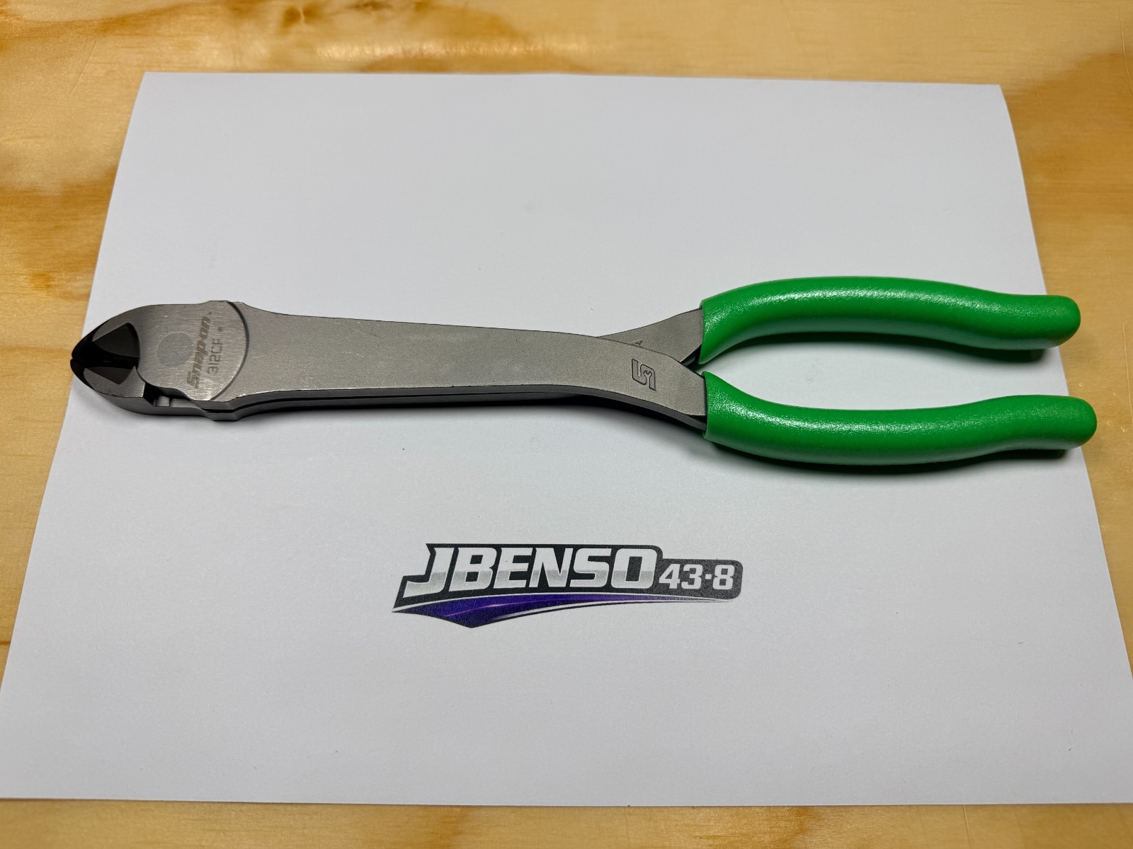 Snap-on Tools USA NEW GREEN Soft Grip 11″ Heavy-Duty Diagonal Cutter 312CFG