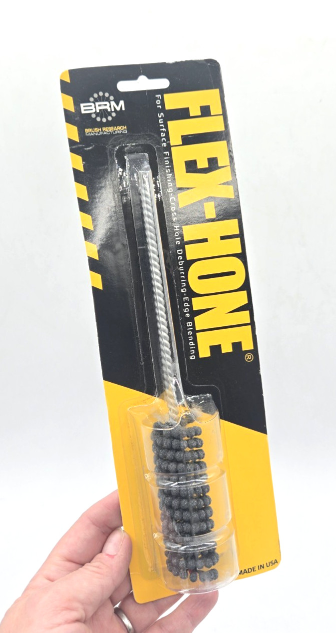 BRM Brush Research BC151618 FLEX-HONE 15/16″ 23.8mm 3″ Cylinder Hone 180 Grit