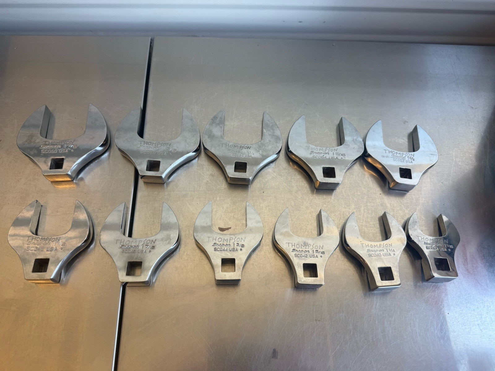 Snap-On SC 11 Piece Crowfoot Wrench Socket 1/2″ Drive SAE