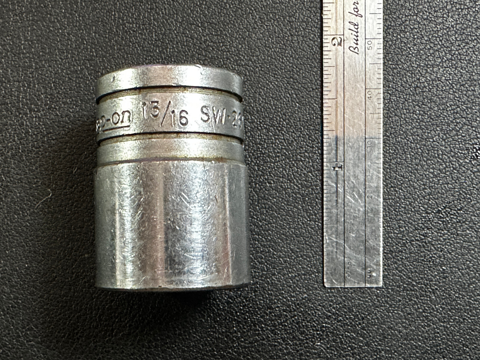 SNAP ON SW261 1/2″ Drive 12-Point SAE 13/16″ Flank Drive® Shallow Socket USA
