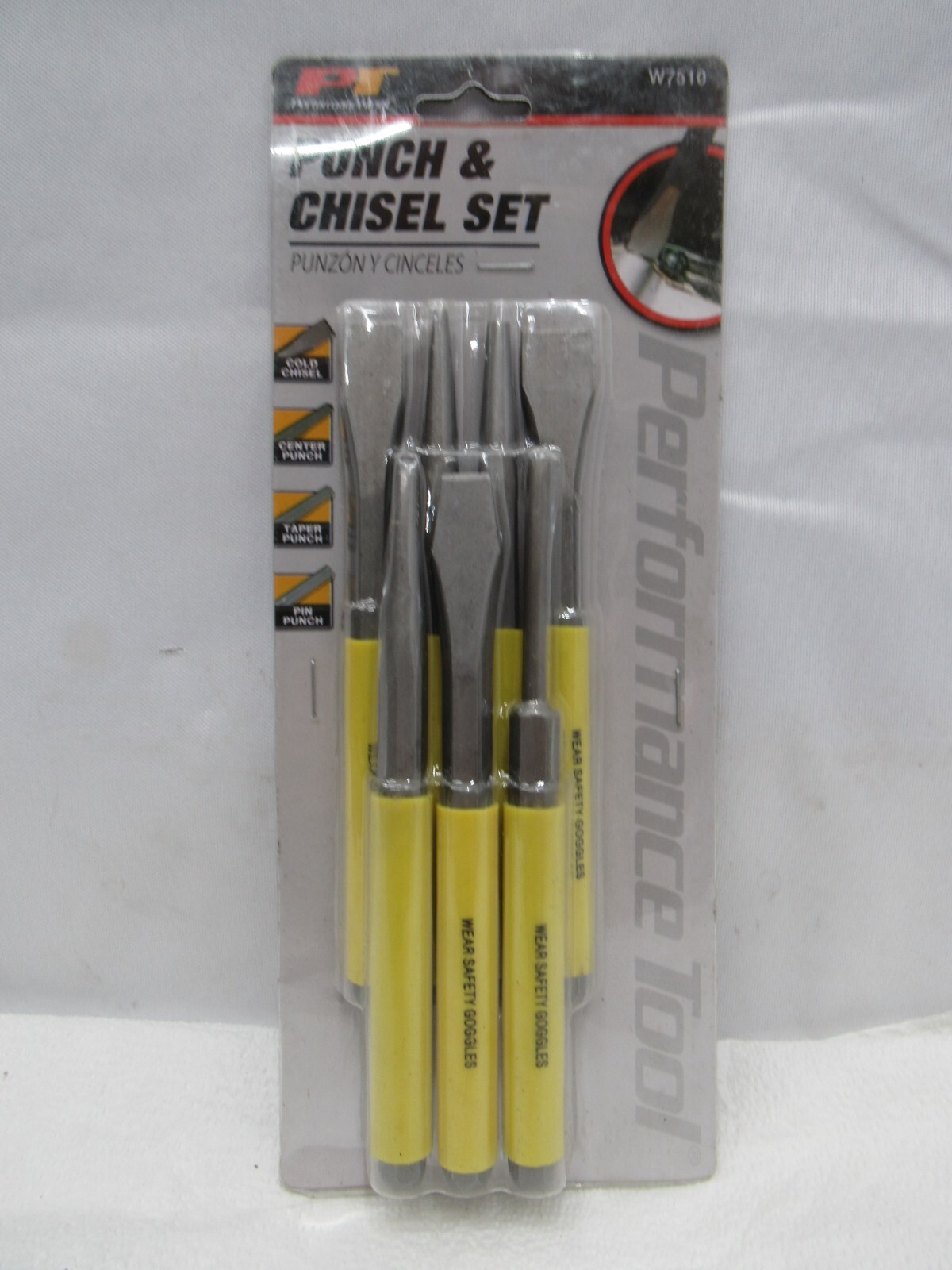 Performance Tool PT 7 Piece Punch and Chisel Set P/N W7510(V3)