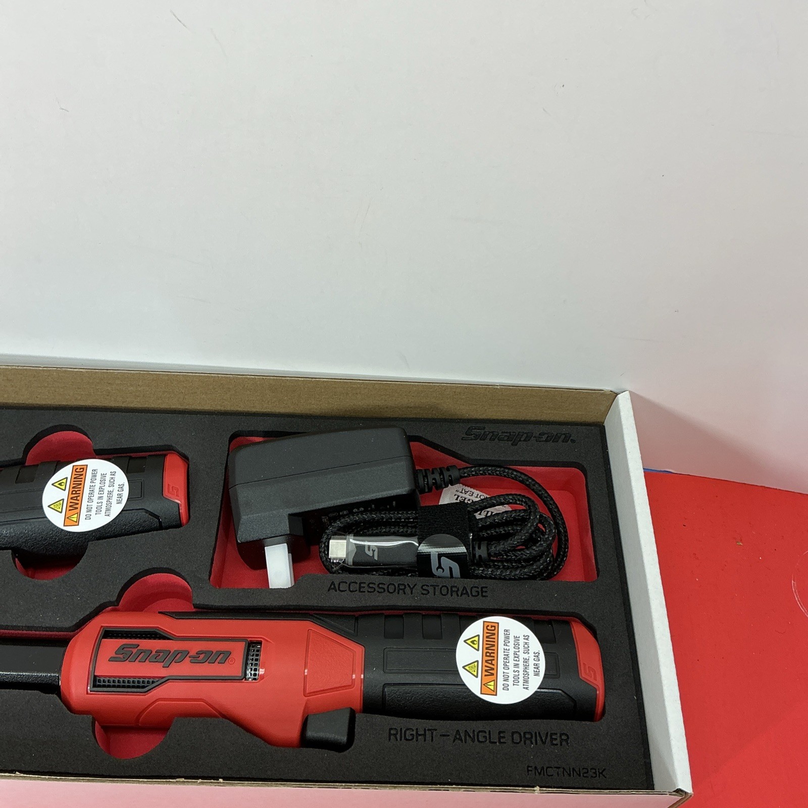 NEW Snap On Tools CTNN2Q3KF Nano/Axcess Tool Kit Red Foam New 1/4drive 2pc