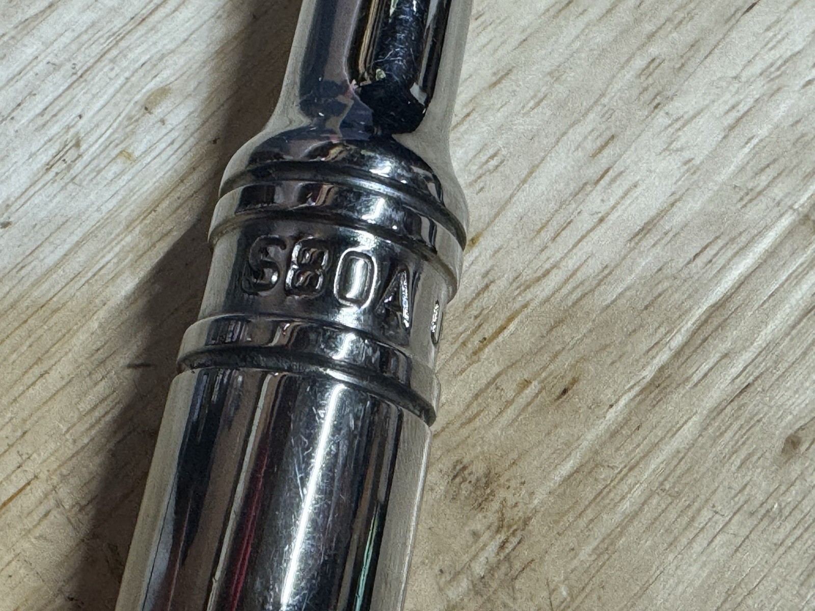 Snap-on 1/2″ Drive Chrome Ratchet S80A Dual 80 Tech 10 5/16″ Long