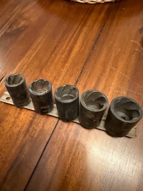 Blue Point TTWY321A 5pc 1/2″ Shallow Twist Impact Turbo Socket Set 3/4″ – 1″