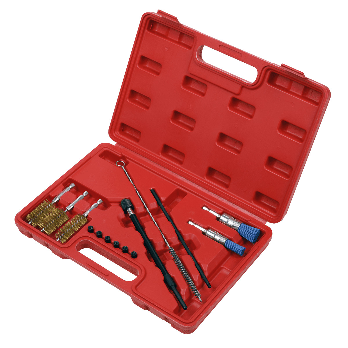 Sealey VS1900 Cleaning Brush Set Injector Bore 14pc