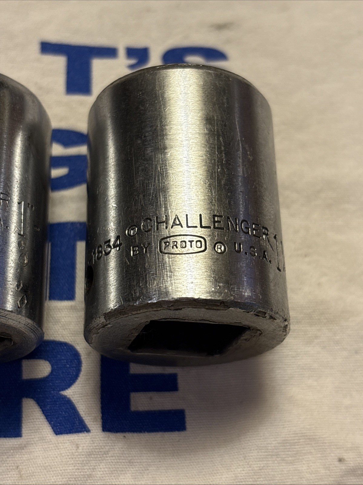 Challenger by Proto USA 3/4″ Drive 3pc 12pt Chrome Socket Set 1828, 1832, 1834