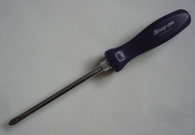 Snap-on SDDP63IRA RARE DARK PURPLE #3 Phillips Hard Handle Screwdriver [Used]