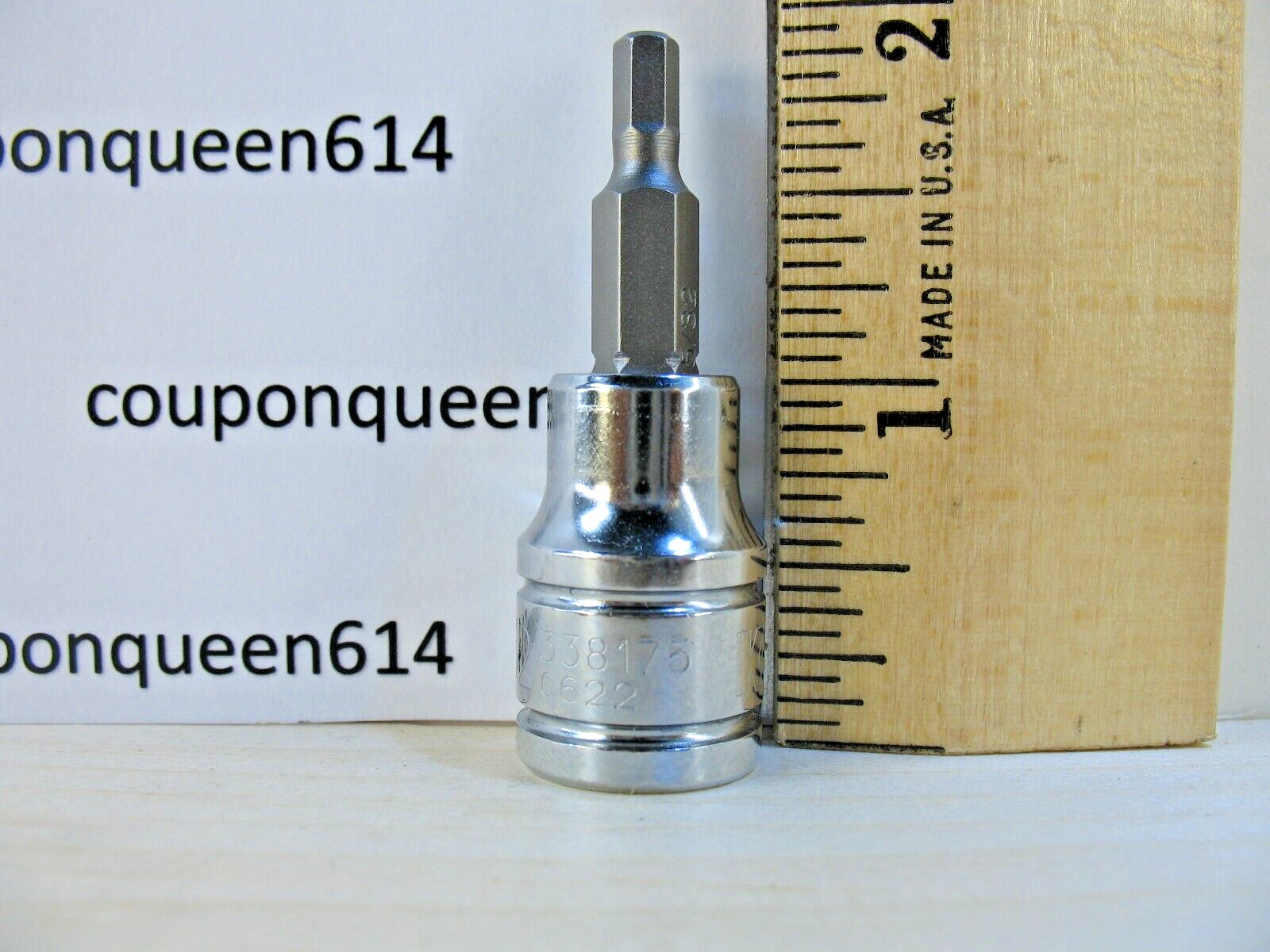 Kobalt 338175-0622, 3/8″ Drive Hex Bit Socket 5/32″ – Brand New