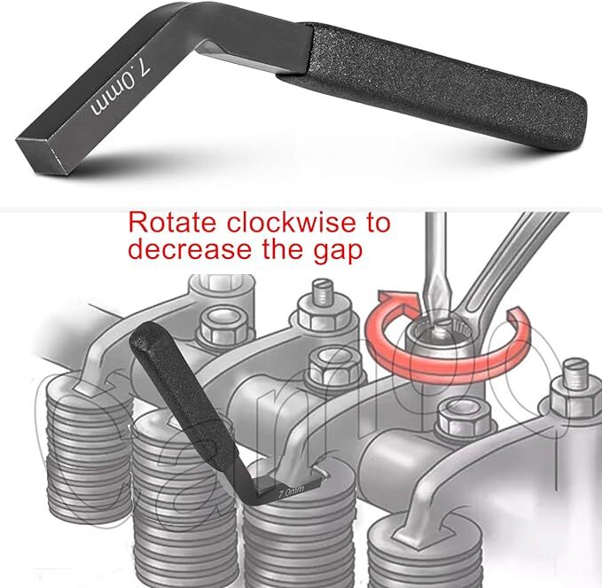 3163530 Brake Adjustment Tool 7MM Jake Brake Feeler Gauge For Cummins ISX Engine