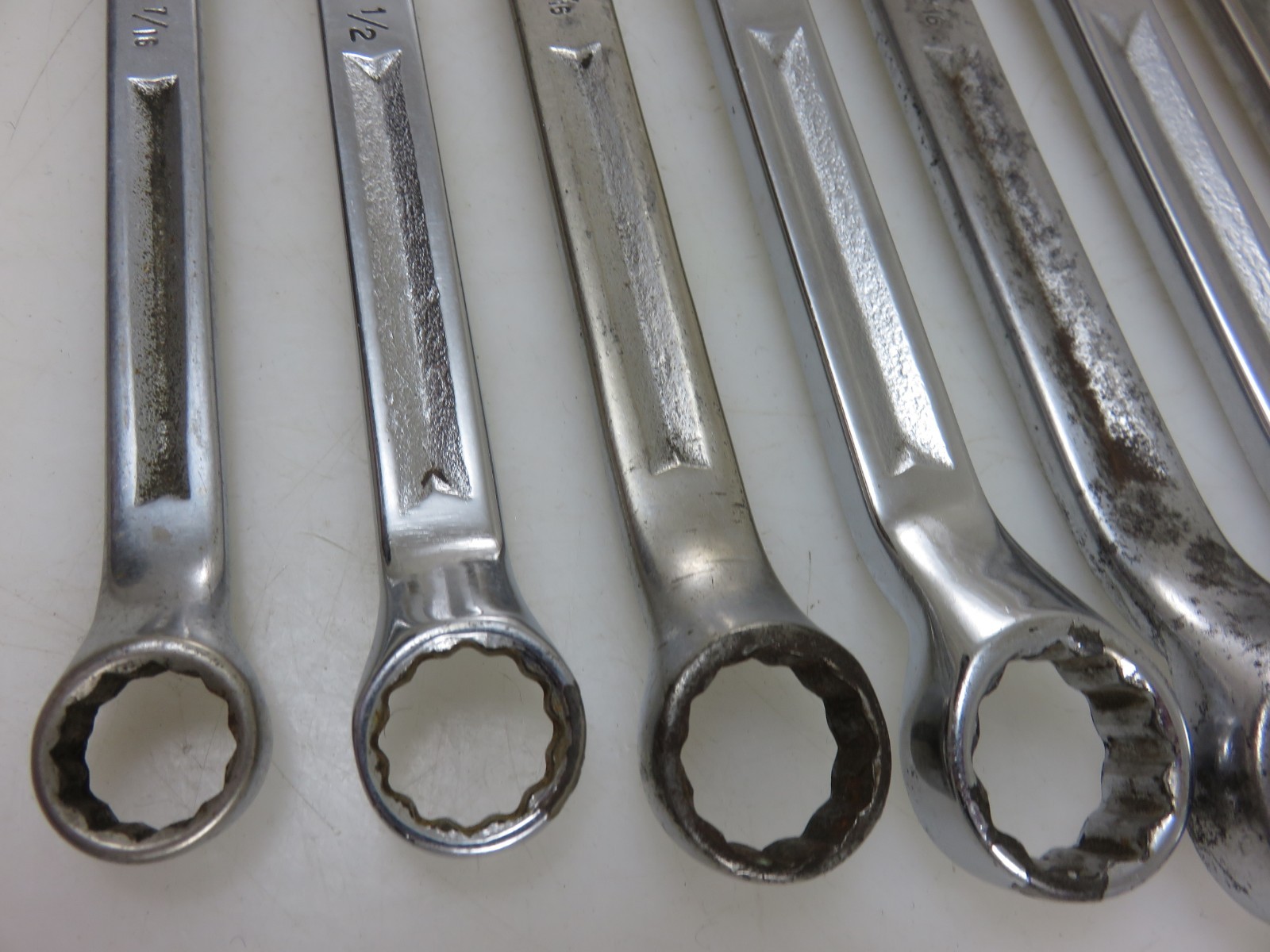 Snap-On XV Series Offset Box End Wrench 10pc Set 3/8″-1 1/4″ *NOT ALL SIZES*