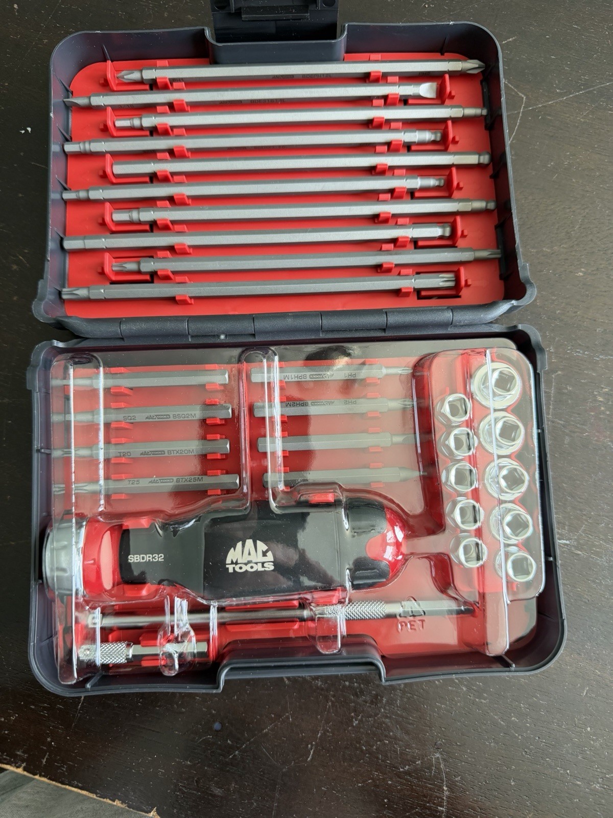 MAC Tools SBDR41SN 41-PC. DUAL RATCHETING SCREW & NUT DRIVER SET???