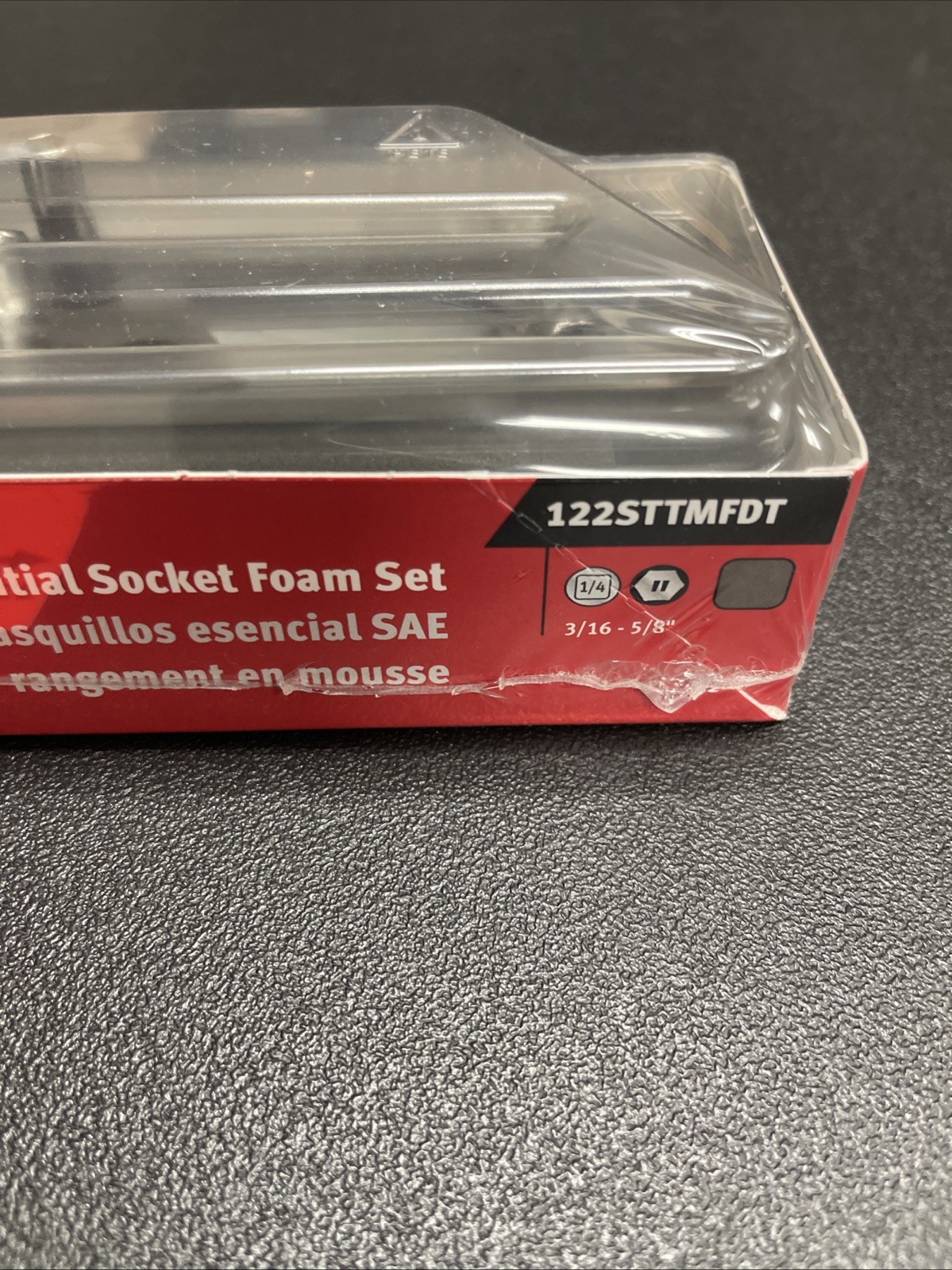 New Snap-on 22pc 1/4″ dr. SAE Shallow & Deep Socket Set Dark Titanium 122STTMFDT