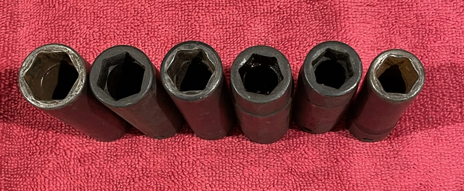 SNAP ON TOOLS 13, 14, 15, 16, 17 MM Deep Impact Socket 1/2 Drive