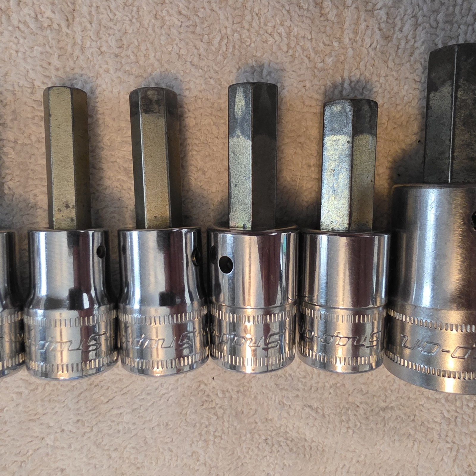 Snap 9pc Metric Hex Allen Bit Socket Set 5mm-14mm 3/8”& 1/2″Drive
