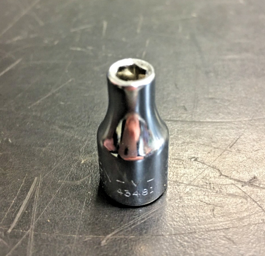 Craftman 5/32, -V-43481 Socket, 1/4 Drive, 6 POINT, USA