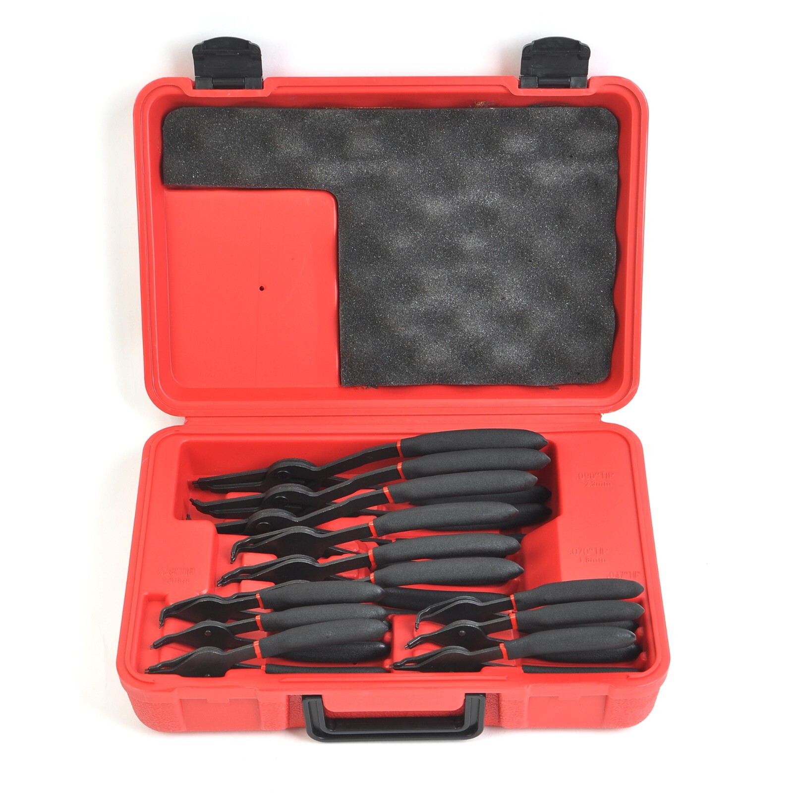 12 PC Versatile Retaining Snap Ring Pliers set 0.038in 0.047in 0.070in 0.090in