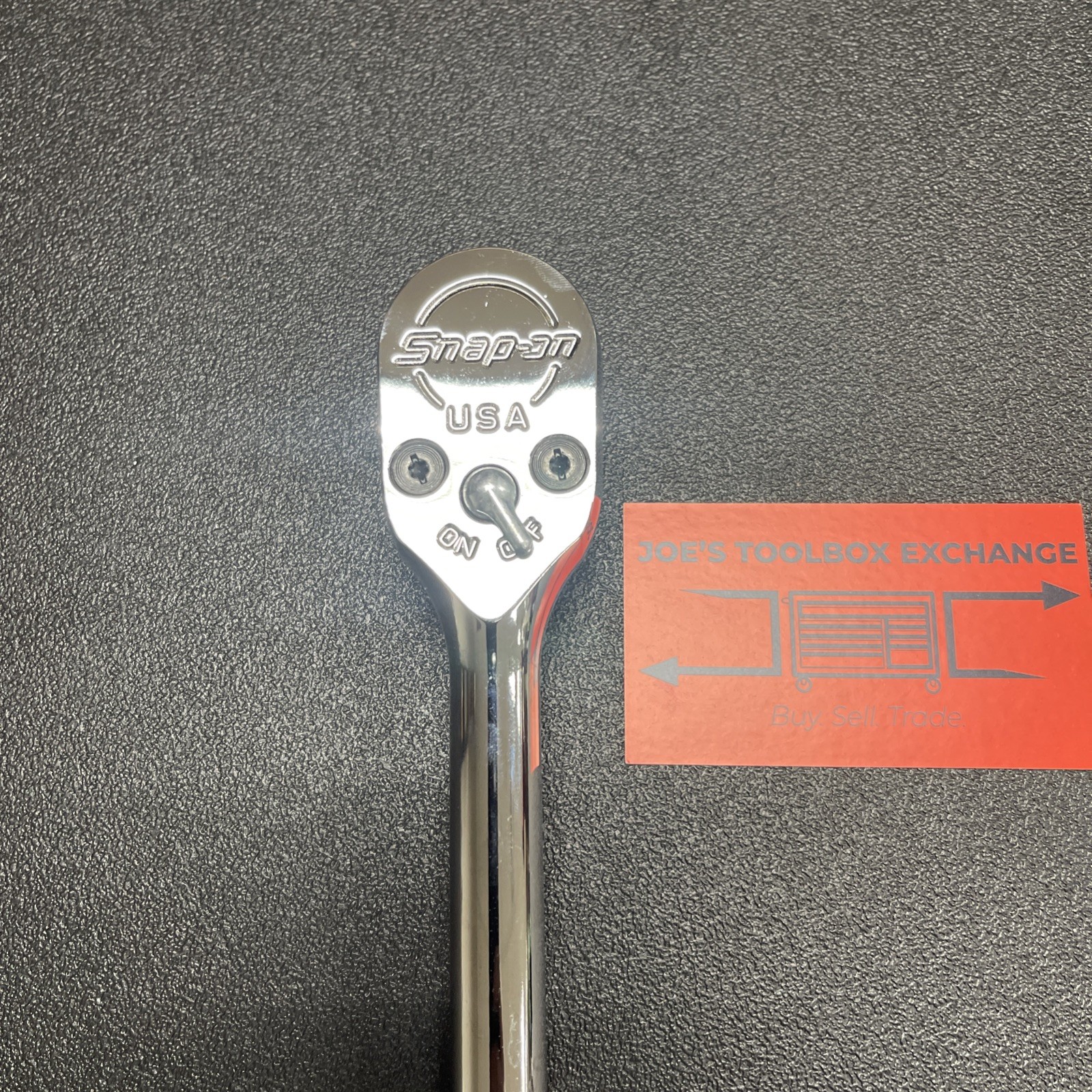 Snap-on Tools USA NEW STYLE 1/2″ Drive Fine 80 Tooth Chrome Handle Ratchet S80A