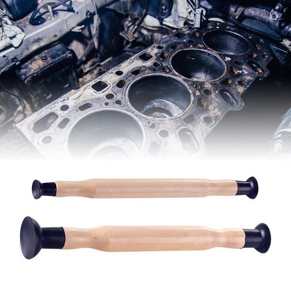 2 Pieces Grinding Lapping Stick Hand Valve Lapping Tool with