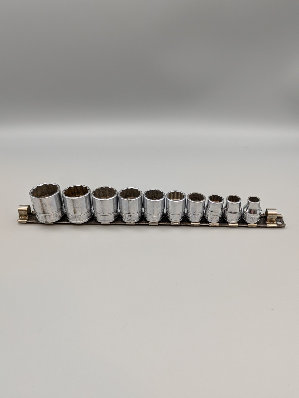 Snap On 10pc 3/8″ Driver 12pt Metric Socket Set 5/16 to 7/8