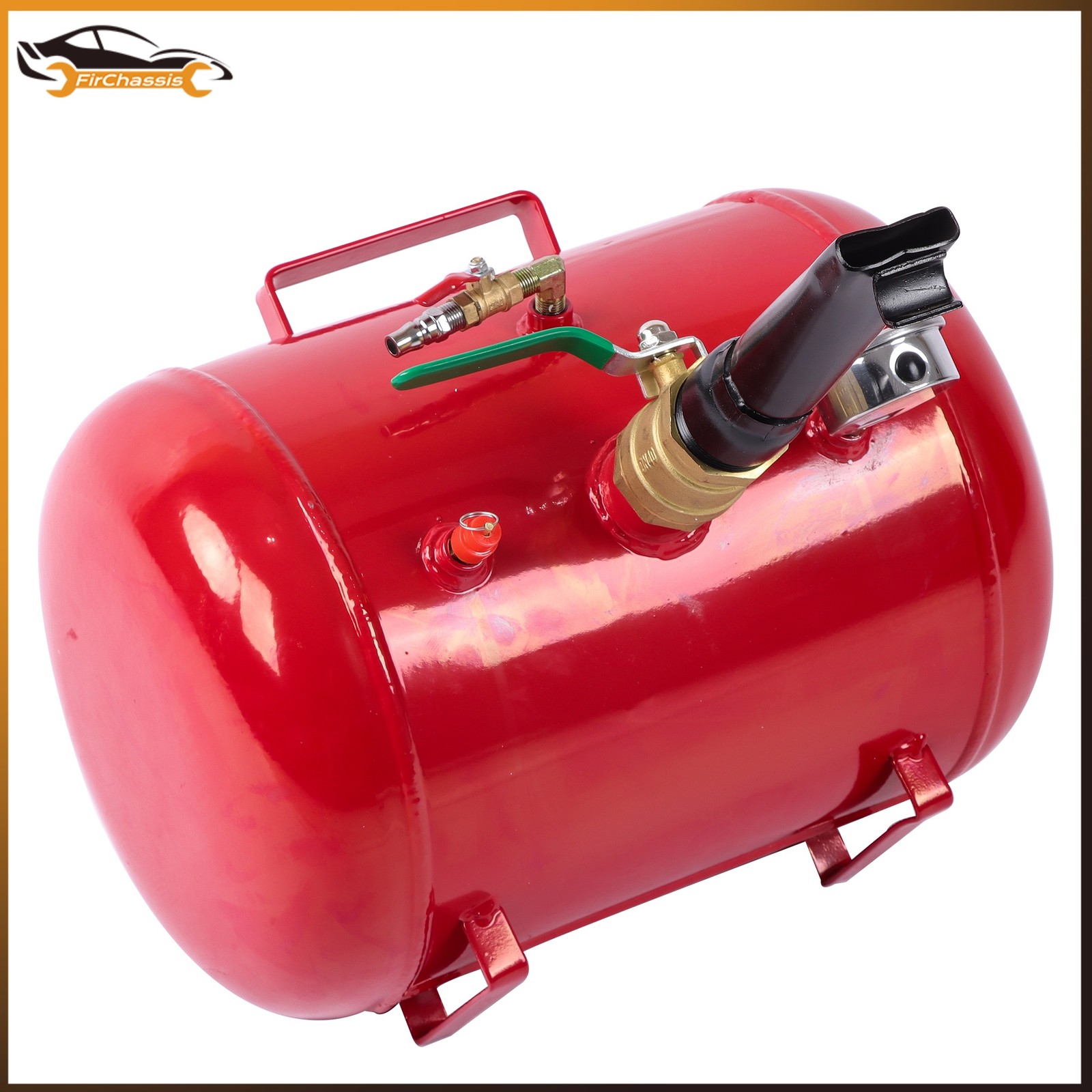Red Air Tire Bead Seater 7.5 Gallon Blaster Tool Seating Inflator Truck 145PSI
