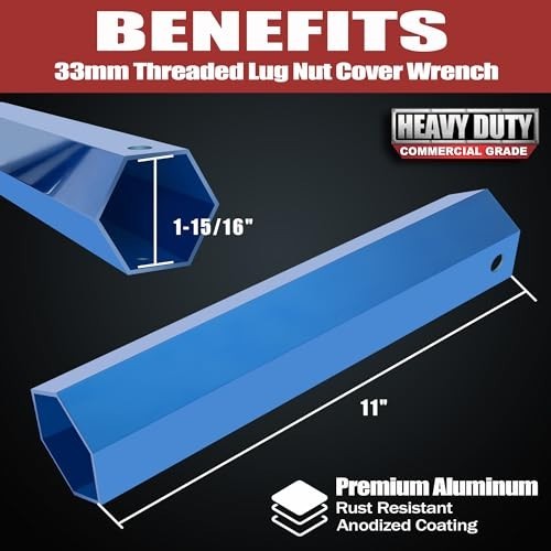 33mm Aluminium Lug Nut Covers Remover Tool