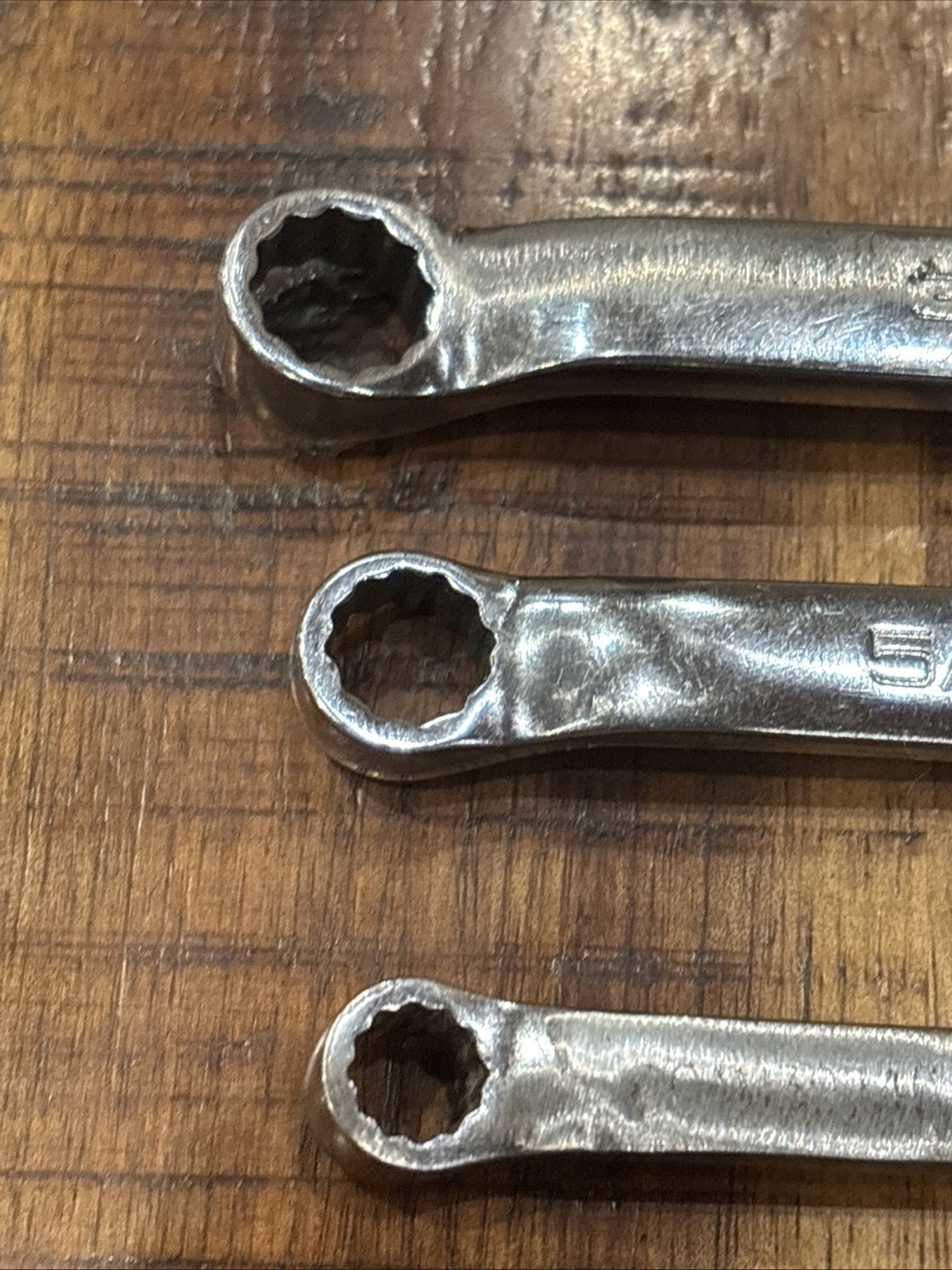 Snap-On Double Box End Wrenches 5/16 X 3/8, 7/16 X 3/8, 5/16 X 1/4 12pt SAE USA
