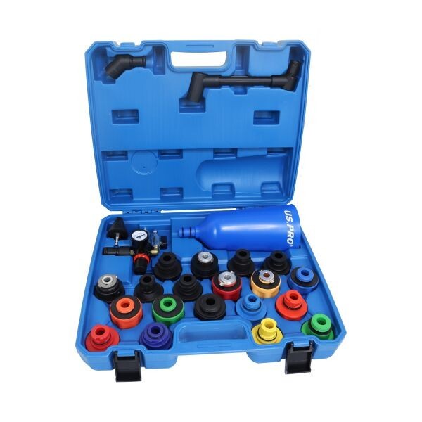 24pc Engine Oil Filler Set With Oil Drain Air Fitting US PRO 6282