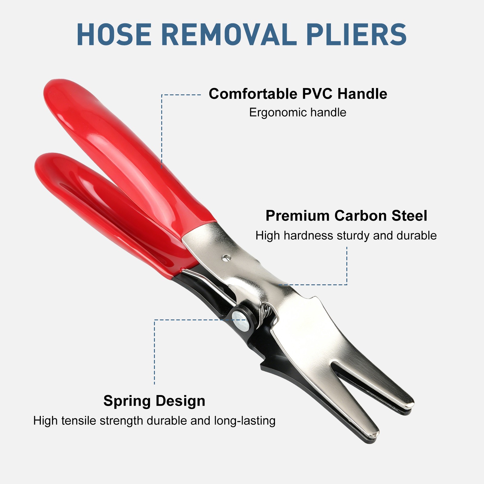 2 PCS Hose Clamp Pliers Removal Tool Car Fuel Coolant Oil Water Pipe Repair Set