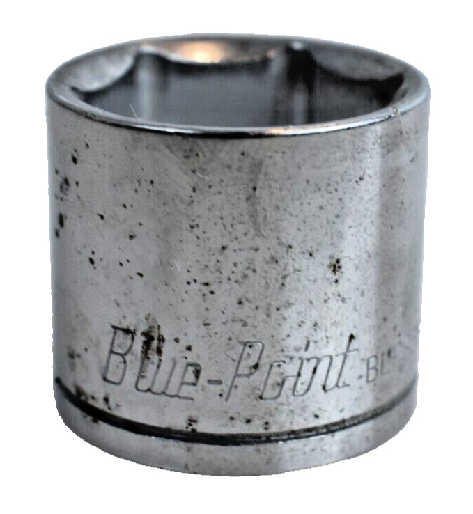 Blue Point Tools BLPS381 1″ SAE Shallow Socket 3/8″ Drive 6 Point Chrome