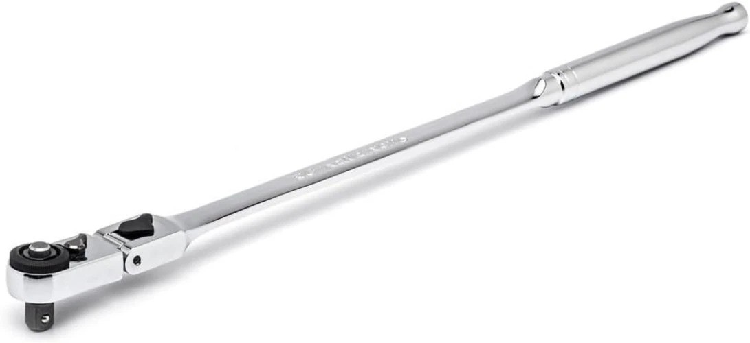 Durable Alloy Steel 12″ 72-Tooth Ratchet – Quick Release and Flex Head Design