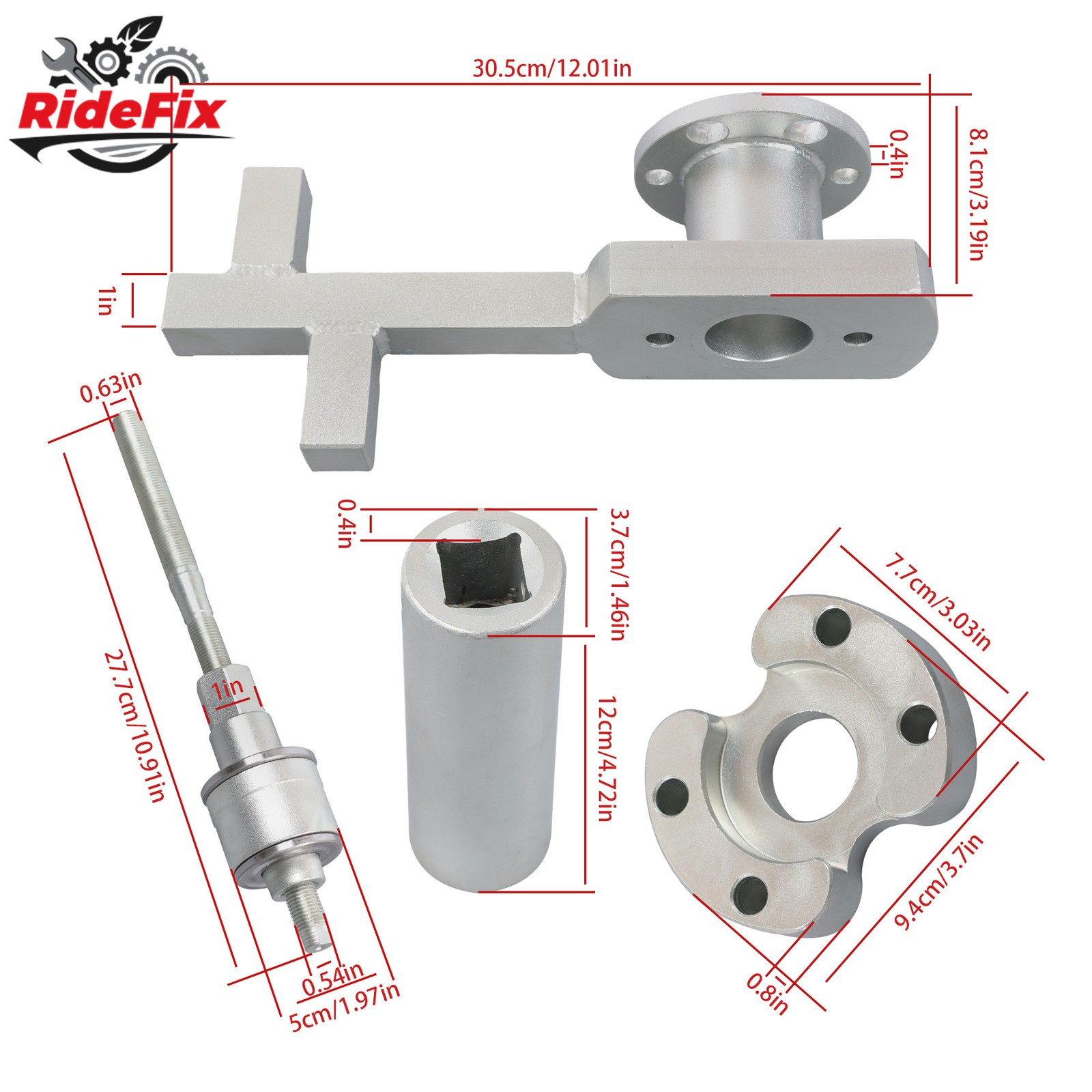 Crankshaft Crank Puller Removal Tool Kit For Land Rover 3.0lt 5.0lt V6 V8 Jaguar